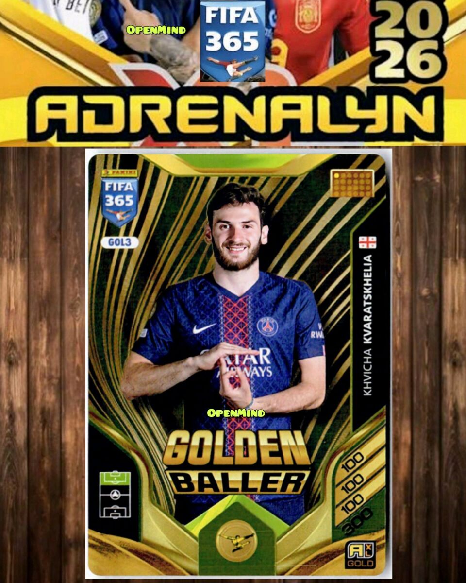 Kvaratskhelia Golden Baller No3 FIFA 365… - € 8,00 - Vendora.cy