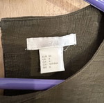 H&M χακί γυναικεία μπλούζα μέγεθος S μεταχειρισμένη