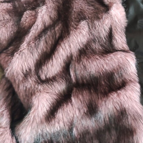 Shein synthetic fur 4XL purple black like new