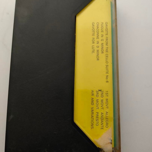 Segovia Plays Bach cassette tape like new, classical genre