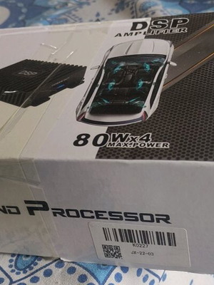 Car amplifier 4x80W for android player DSP new