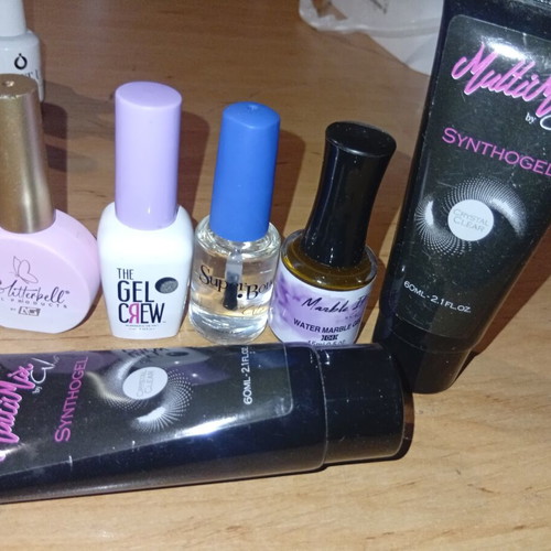 Gel Nail Polish Lot of 91 Items with Unique Colors and Effects