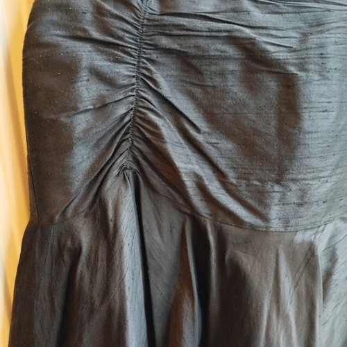 Charly black asymmetrical skirt like new, size S