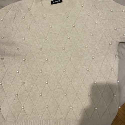 Pullover new, beige, size S