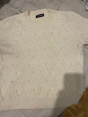 Pullover new, beige, size S