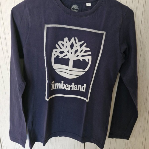 Timberland long-sleeve shirt for boys like new, dark blue