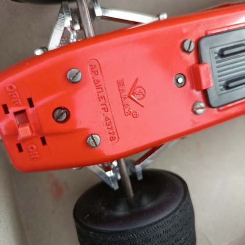 Formula 1 Lotus vintage toy from 60s, battery operated, like new