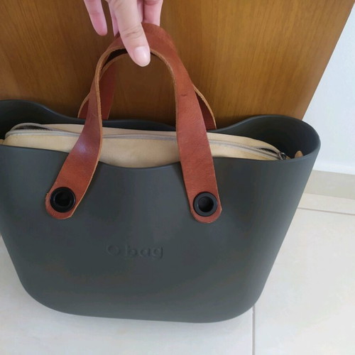 O.bag shoulder bag with 2 handle sets, military green