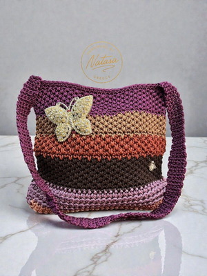 Handmade multicolor shoulder bag new