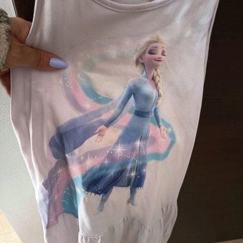 Elsa dress for 7 years like new, multicolored