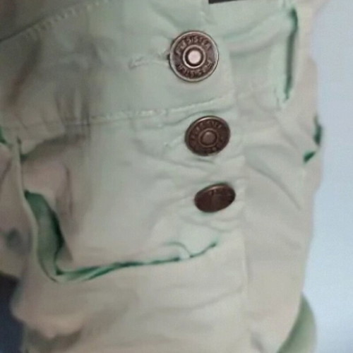 FB sister denim jumpsuit in mint color like new
