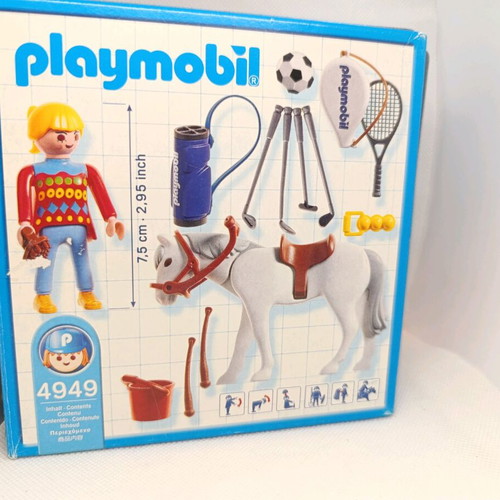 Playmobil 4949 Multisport-Girl used with missing parts