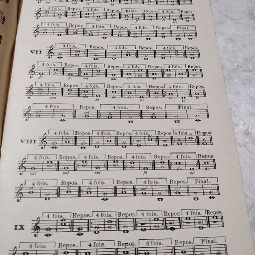 Des Solfèges music book