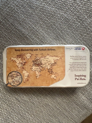 Turkish Airlines travel kit Piri Reis collectible edition new