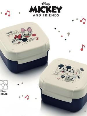 Tupperware Mini Top Class Disney Collection food containers set of 2, 450ml