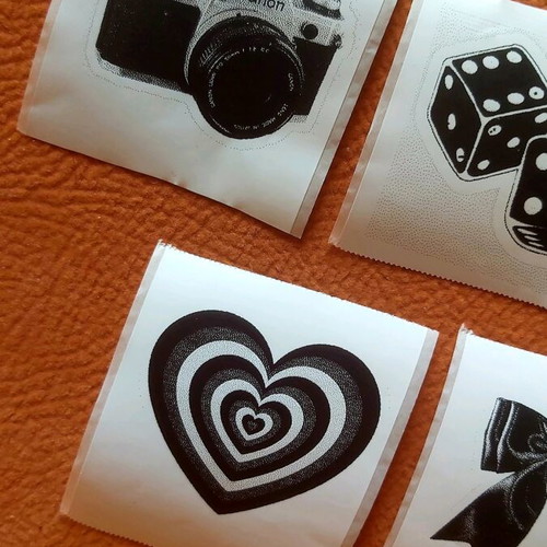 Stickers new, set of 5 with various designs