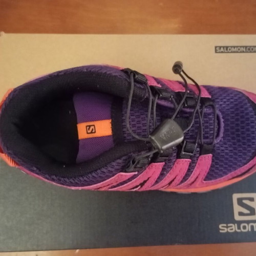 Children's athletic shoes size 31 like new purple and pink