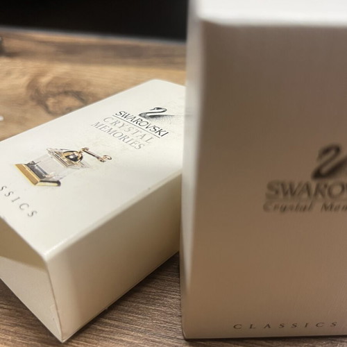 Swarovski Crystal Memories Coffee Grinder miniature like new with box