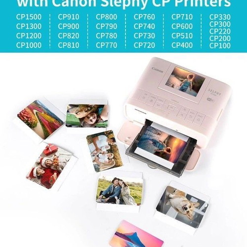Canon Selphy CP Ink and Photo Paper Set 3 Cartridges 108 Sheets 100x148 mm