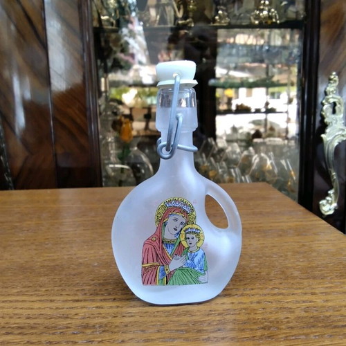 Holy Water Storage Bottle new with Virgin Mary image