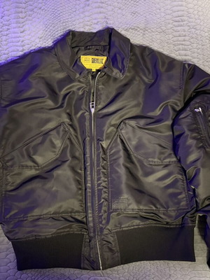 Corteiz Alcatraz bomber jacket μαύρο, καινούργιο, XL