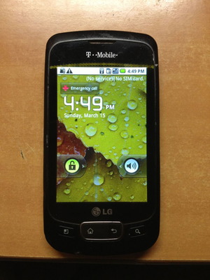 LG Optimus P509 Black used (T-Mobile)