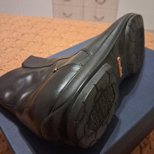 Alberto Guardiani leather boots like new, black, size 45