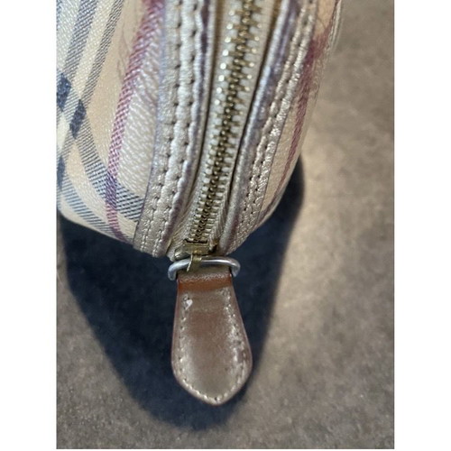 Burberry clutch used, authentic canvas pouch
