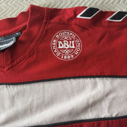 Hummel original vintage shirt like new, white and red, size L