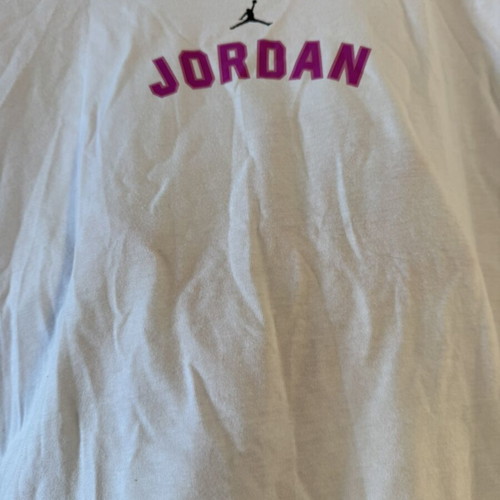 Jordan by Nike crop T-shirt white size L 12-13 years like new