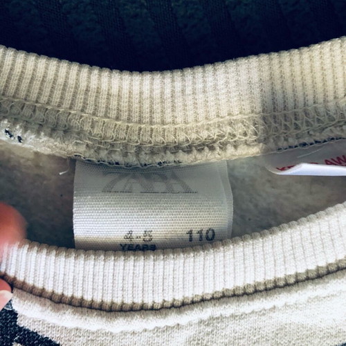 Zara tracksuit used unisex 4 years wide fit
