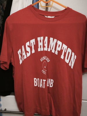 Women's T-shirt East Hampton boat club, like new, size L