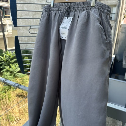 Zara pants new, size XL 42 14, grey