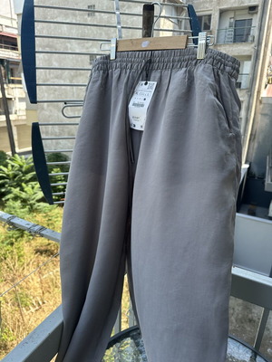 Zara pants new, size XL 42 14, grey