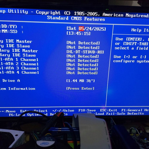 MSI P6N SLI Platinum motherboard like new with Intel Core 2 Duo CPU and DDR2 RAM