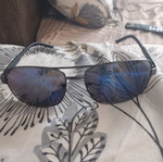 Blue sunglasses like new