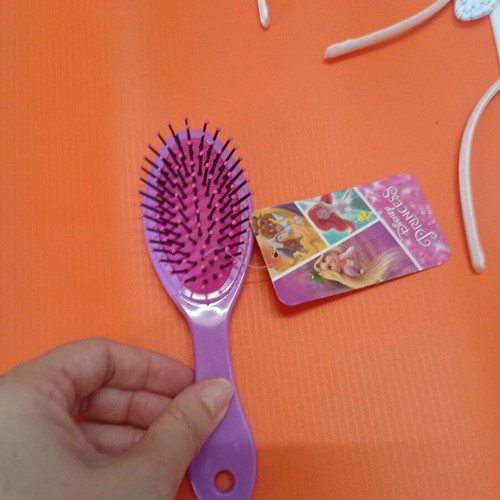Hairbands new with tags, set of six with free hairbrush