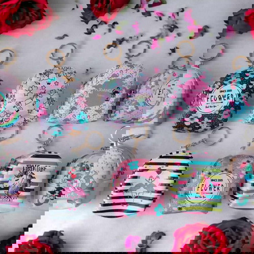 Декоративни ключодържатели портмонета нови, комплект от 15 броя