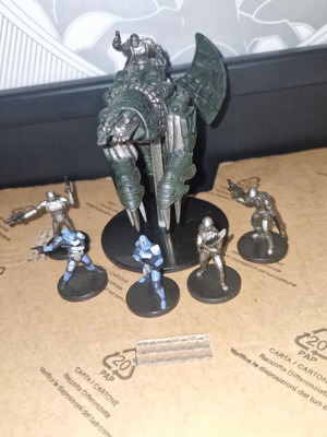 Star Wars Vintage Miniatures Mandalorian War Party with Basilisk Droid
