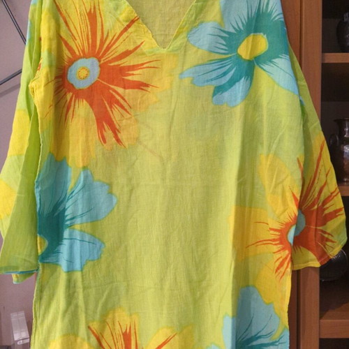 Colorful summer caftan