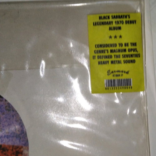 Black Sabbath Picture Disc vinyl used, metal
