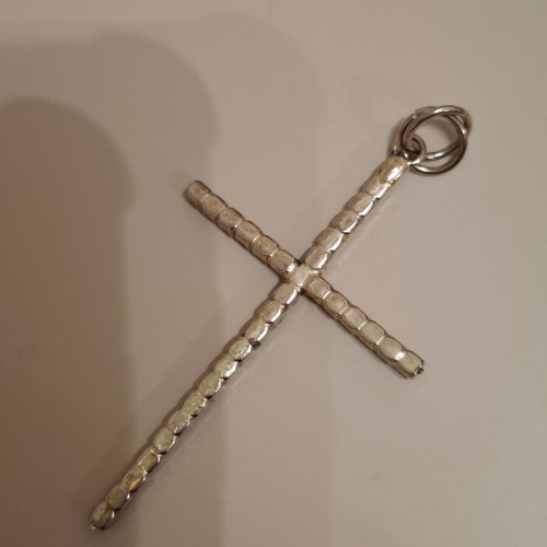 Purple cross like new with box