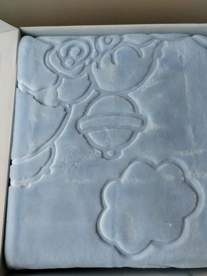 Baby velour blanket new for boy