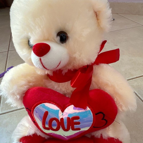 Love plush teddy bear like new