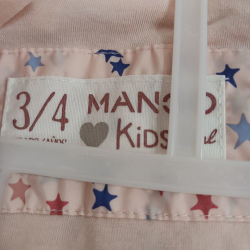 Mango Kids Windbreaker Jacket for 3-4 Years, New, Beige and Pink