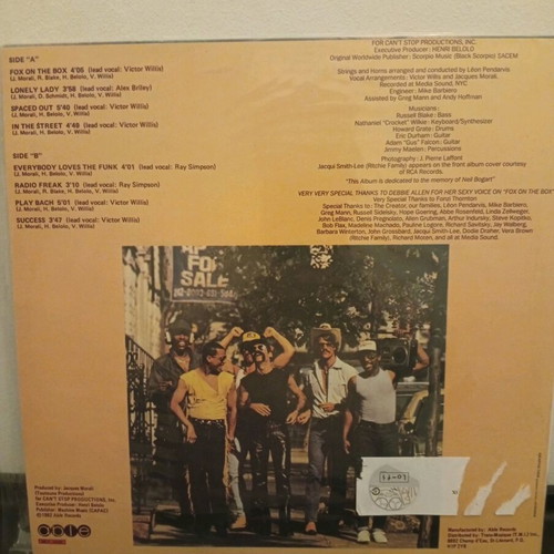 Village People Fox On The Box LP vinyl used, R&B / Soul