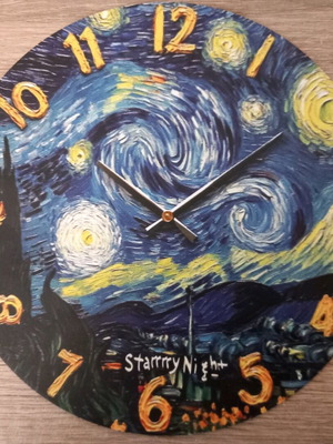 Decorative fake Van Gogh clock new