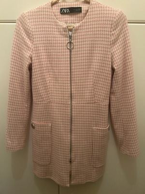 Zara spring autumn coat jacket, pink