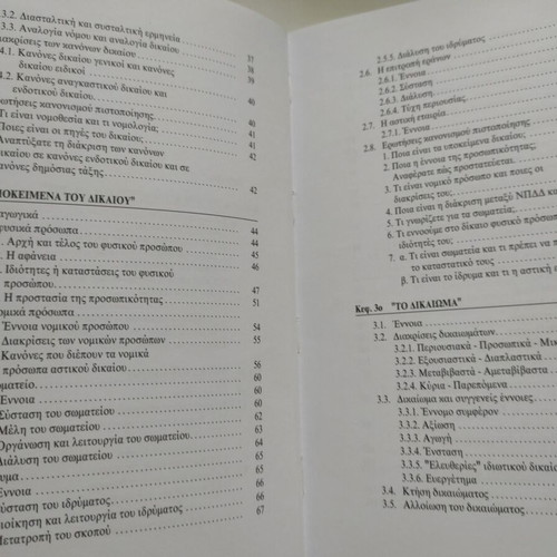 Elements of Civil Law book like new, Greek
