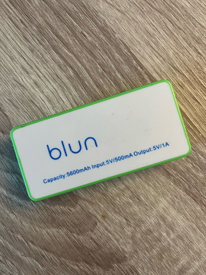 Blun Powerbank 5600mAh μεταχειρισμένο, πράσινο